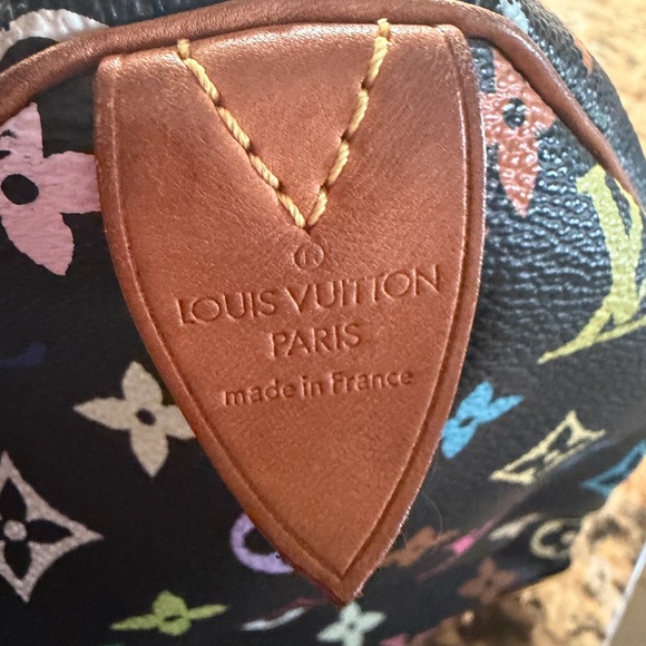 Louis Vuitton Black Multicolor Satchel - Picture 3 of 3